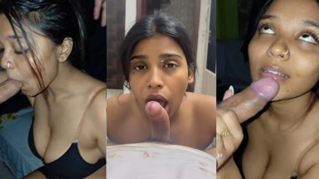 Indian Maal BF Dick Suck Cumshot Face